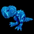thumbnail image 2 of Jumbo Friendly Fidget Dinosaur T-Rex | Flexible Articulating 3d Printed Companion, 2 of 9