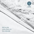 thumbnail image 6 of Bare Home Shaggy Faux Fur Duvet Cover - Ultra Soft - Fluffy Crystal Velvet - Queen, White, 6 of 7