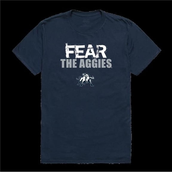 W Republic 518-250-NV2-05 Utah State Aggies Fear College T-Shirt, Navy - 2XL