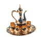thumbnail image 5 of Juego de cafetera turca, juego de 6 tazas para servir té, servicio de bebidas para el hogar, dormitorio, mesa de comedor, decoración de sala de estar Azul Soledad Jarra de bebidas, 5 of 10
