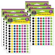 Teacher Created Resources Mini Colorful Circles Valu-Pak Stickers, 1144 Per Pack, 6 Packs