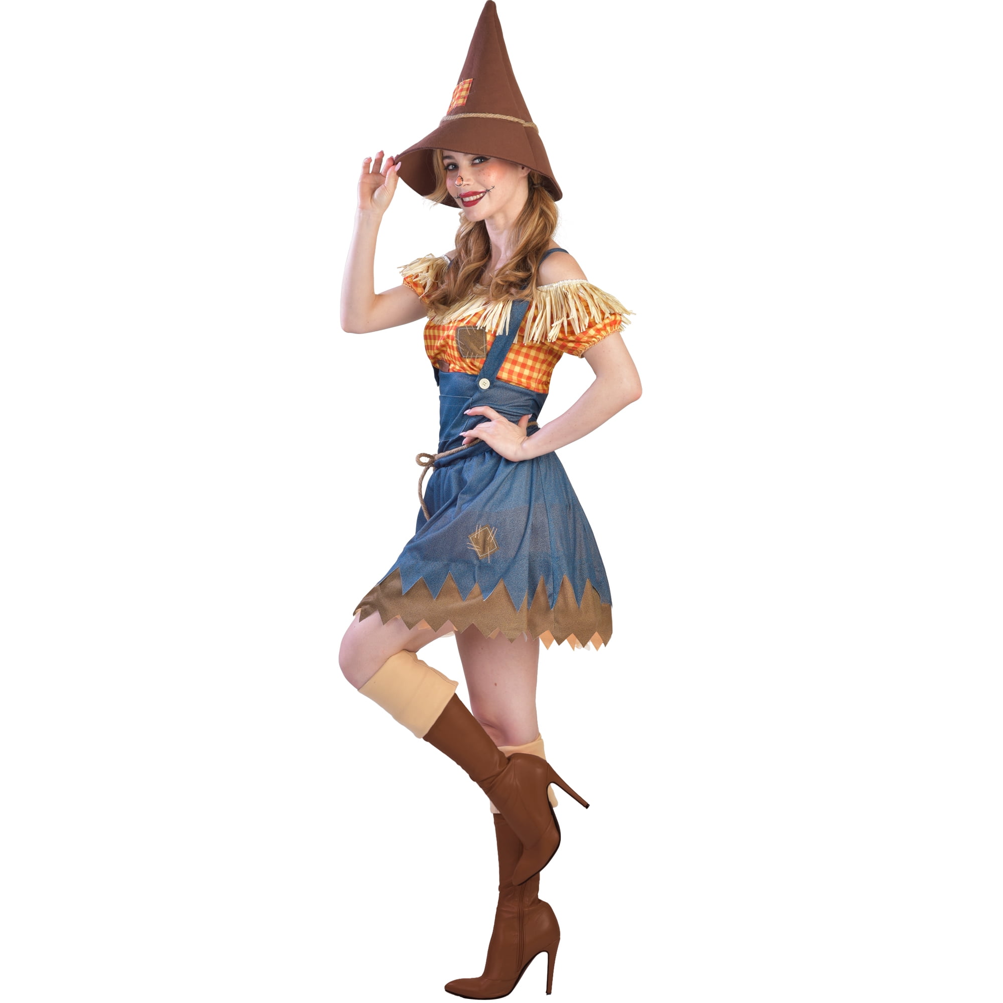 Cornfield Cutie Halloween Costume for Adults, Women's Size XL (16/18), by Way to Celebrate