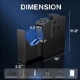 thumbnail image 3 of Locksworth Smart Gun Safe with LED Light, Biometric Fingerprint & App Control, Quick-Access Slide-Out Handgun Safe with Keypad & Hidden Key, Wall Mounted Pistol Safe, 3 of 6