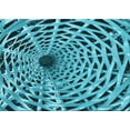 thumbnail image 1 of Ahgly Company Machine Washable Indoor Rectangle Transitional Teal Green Area Rugs, 2' x 5', 1 of 7