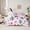 Pink Green, variant on Homewish Kids Children Santa Claus Twin Bedding Sets 7-Piece,Geometric Stripes Bedding Comforter Set Microfiber,Merry Christmas Xmas Breathable Sheet Sets,Luxury Bedroom Decor,Reversible