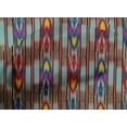 thumbnail image 4 of oneOone Cotton Poplin Fabric Stripe Ikat Printed Fabric 1 Yard 42 Inch Wide, 4 of 4