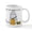 White, variant on CafePress - Hooked On Crochet II Mug - 11 oz Ceramic Mug - Novelty Coffee Tea Cup