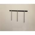 thumbnail image 3 of Rubbermaid Home Prod Dorfile 1784365 25 in. Satin Nickel Upright FastTrack Garage, 3 of 3