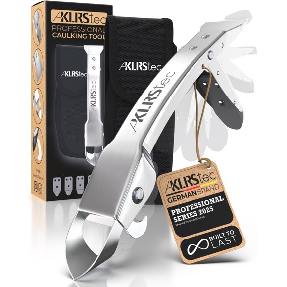 Kit de herramientas de calafateo KLRStec Professional 4 en 1 de acero inoxidable