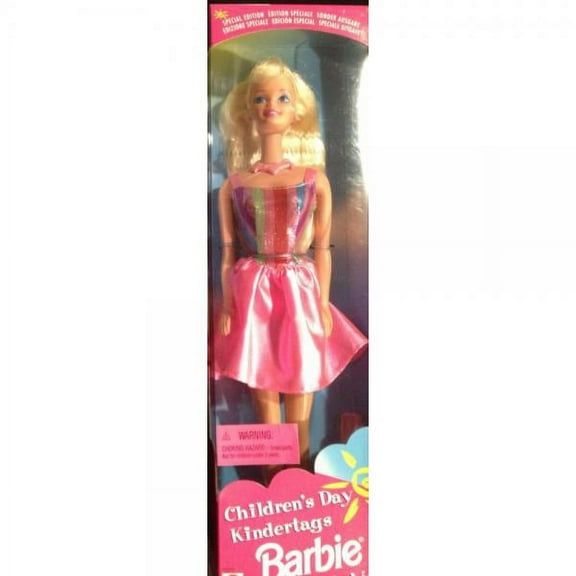 Children's Day Kindertags Barbie Doll International Box 1997 Mattel 18350