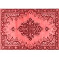 thumbnail image 1 of Ahgly Company Indoor Rectangle Medallion Red Traditional Area Rugs, 7' x 9', 1 of 4