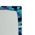 thumbnail image 2 of Ambesonne Blue Fitted Sheet, Geometric Design Stripes, Full Size, Multicolor, 2 of 2