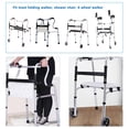 thumbnail image 4 of Asiento ajustable para andador, asiento plegable acoplable para personas mayores con discapacidad, rango de 50 a 60 cm (plástico), 4 of 5
