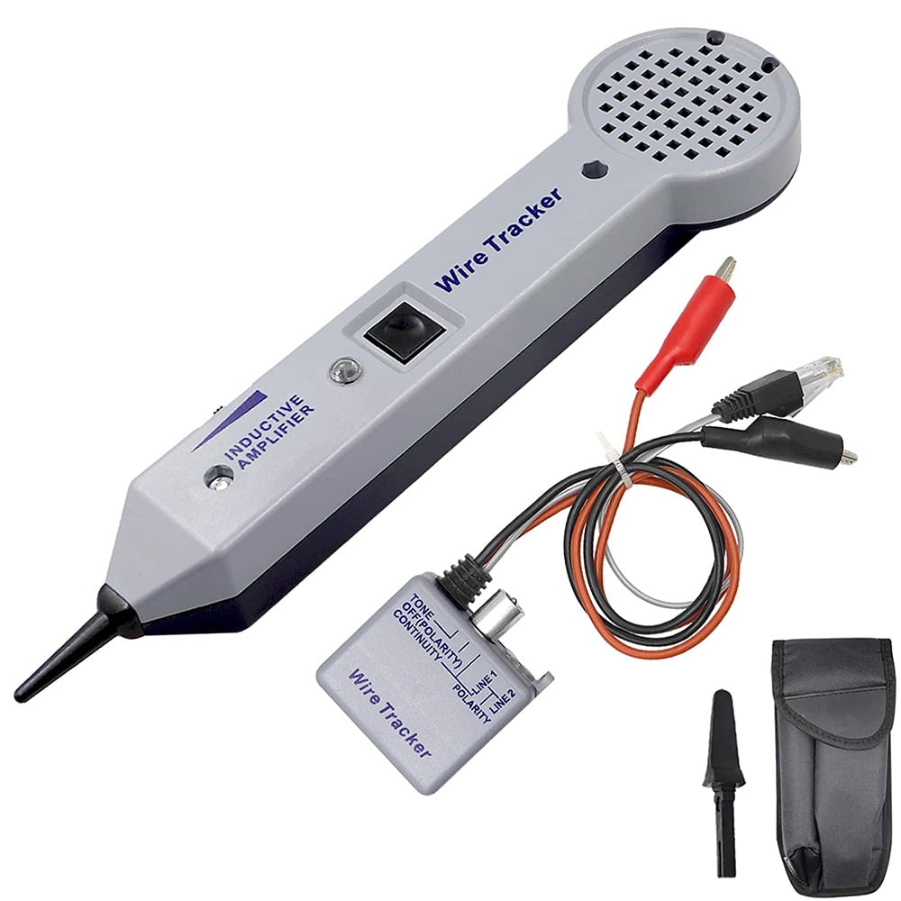 Tone Generator Kit, Tracer Circuit Tester, Tone Tracing Probe Kit, 200Ep High Accuracy Cable Line Finder Toner Inductive Amplifier Variable Tone Generator For Network Cable Collation - Walmart.com