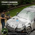 thumbnail image 5 of 1800W Electric Pressure Washer, 5000PSI Max 3.0 GPM with 4 Nozzles, Portable High Pressure Cleaning Machine Washer with 25FT Cord, 23FT Hose, for Cars, Driveways, Fences, Patios - Yellow, 5 of 10