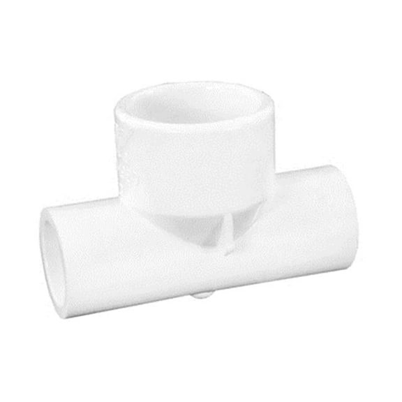 Waterway Plastics WW4131980 0.5 in. Socket x 1 in. Socket Tee Reducer