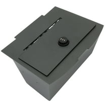 Center Console Safe Gun Vault For Dodge RAM 1500 2500 2009-18 Steel Storage Box