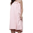 thumbnail image 2 of Women Body Towel Bathrobe Bow Wrap Towel Dress Microfiber for Body Bathrobe Super Absorbent Bath Body Wraps Gown for Female, 2 of 2