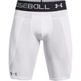 thumbnail image 3 of Under Armour Men's Utility Sliding Shorts 21, White (100)/Mod Gray, X-Large, 3 of 4