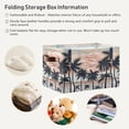 thumbnail image 5 of Coolnut Palm Trees Foldable Storage Basket for Shelves, Collapsible Sturdy Storage Bin with Handles, Canvas Storage Cube for Organizing Closet 1PCS Home Decor, 5 of 7