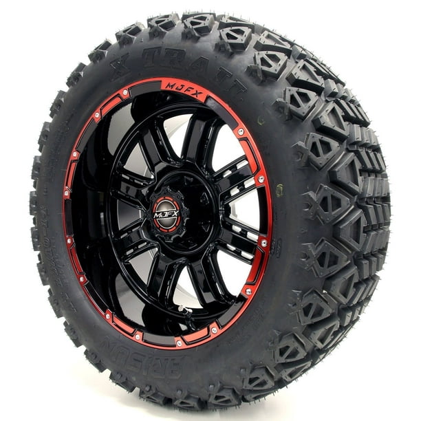 14" Madjax Transformer Wheels and XTrail Tires + GTW Quality Golf Cart