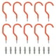 thumbnail image 1 of Ganchos de garaje 10pcs Garaje útiles Perchas de almacenamiento Montaje de pared Ganchos con tornillo, 1 of 6