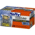 thumbnail image 3 of Hefty Steelsak Heavy Duty Large Trash Bags, Black, Unscented, 39 Gallon, 28 Count, 3 of 4