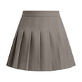 thumbnail image 5 of Pleated Skirt for Girls - Elastic Waist Versatile Pleated Skirt - School Uniform Casual Comfy Mini Skirts,14-15 Years, 5 of 6