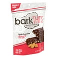thumbnail image 2 of Barkthins Dark Chocolate, Almond and Sea Salt Snacking Chocolate, Family Bag 10 oz, 2 of 9