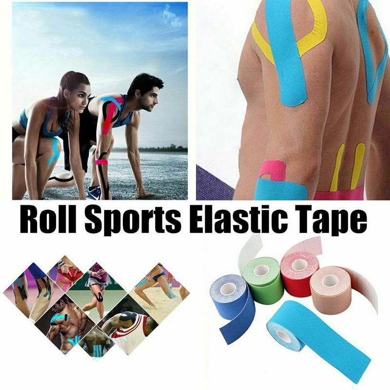 Details about / Kinesiology Tape Sports Knee Shoulder Body Muscle Support Pain Physio Therapy 5m