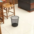 thumbnail image 4 of Mesh Trash Bin Paper Basket Kitchen Bedroom Office Rubbish Waste Holder Can, 4 of 8