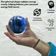 thumbnail image 4 of Lapis Lazuli Crystal Ball Sphere 2" Inches, 4 of 5