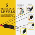 thumbnail image 2 of 11Pcs Resistance Exercise Bands Set, 2 of 4