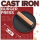 thumbnail image 2 of Kit Prensa para Hamburguesa Smash Grilliance de Hierro Fundido con Mango de Madera, 2 of 6