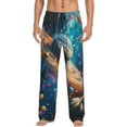thumbnail image 1 of Fotbe Colorful Planet Universe Pantalones de Pijama para Hombre, Pantalones de Dormir, Pantalones de Casa con Cintura Ajustable y Bolsillos-X-Large, 1 of 6