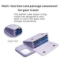 thumbnail image 2 of ELEHOLD for iPhone 13 Pro Case Wallet with Credit Card Holder Crossbody Lanyard, Soft PU Leather Magnetic Flip Folio Purse Case for iPhone 13 Pro,Light Purple, 2 of 6