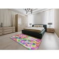 thumbnail image 4 of Ahgly Company Indoor Rectangle Patterned Sage Green Abstract Area Rugs, 5' x 7', 4 of 6