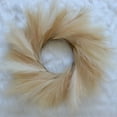 thumbnail image 3 of Artificial Reed Wreath Christmas Decor Pampas Grass Garland Wedding Party Home Door Hanging Decoration Wreath Photography Props (Beige coffee), 3 of 7