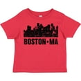 thumbnail image 3 of Inktastic Boston Massachusetts City Skyline with Grunge Boys or Girls Toddler T-Shirt, 3 of 5