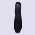 thumbnail image 4 of Disfraces de rol escénico combinados con pelucas, pelucas negras, pelucas de cabello liso de varias capas, 4 of 4