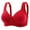 Red, variant on LYEAA Push up Bras for Women Wireless Soft No Wire Cotton Everyday Bras Support Solid Lightly Lined Lift Sleep Bras Comfortable Wirefree Breathable Shaping Daily Bralette Black M