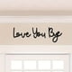 thumbnail image 1 of Letrero de madera de Love You Bye, moderno, para entrada, pasillo, pared, decoración de arte bohemio, amor expreso y cálido para decoración de puerta familiar, expresa amor y calor para tus amantes de, 1 of 3
