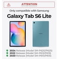 thumbnail image 2 of HPZZ Keyboard Case Compatible with Samsung Galaxy Tab S6 Lite 10.4" 2024/2022 / 2020,Slim Smart Case Detachable Stand Tablet Keyboard Case and 1 Mouses,with Smart Touchpad Built in Pencil Holder, 2 of 9