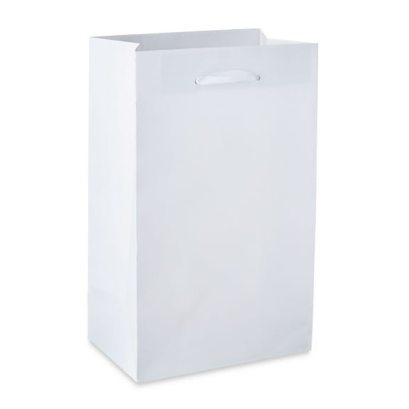 Hello Hobby Small White Paper Bags, 5.25" x 8.38", 10 Count