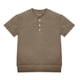 thumbnail image 3 of Camisa de Manga Corta para Niños Niño de Cumpleaños Color Sólido Cuello Redondo Casual Top de Verano Suave, 3 of 7