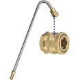 thumbnail image 3 of Kit de Nettoyage de Drain Tige d'Extension Inclinable 13 Pouces Embout de Buse 5 Couleurs Connexion Rapide 1/4 Pouces, 3 of 5