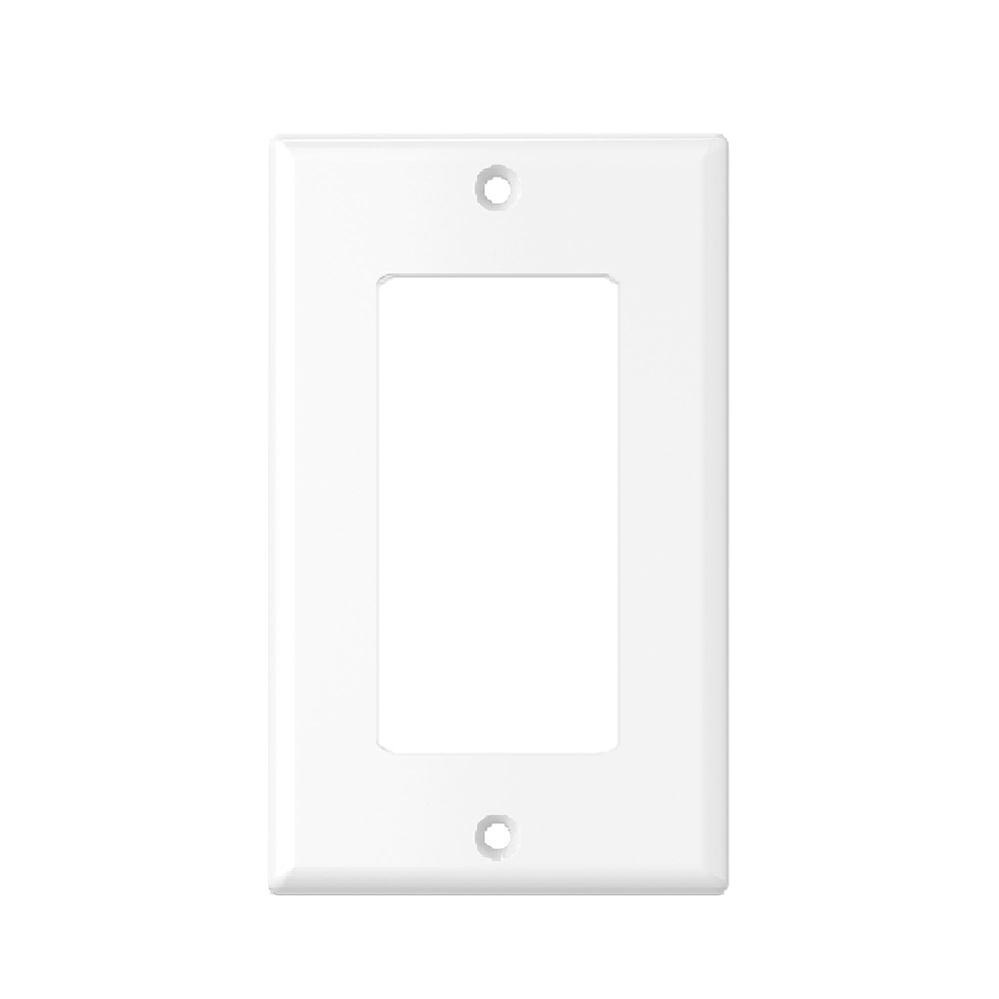 TaniaWiring Single pack Decorator / GFCI Light Switch Wall Plates 1Gang Standard Size