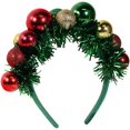 thumbnail image 1 of Christmas Headband Christmas Ball Headpiece Xmas Hair Hoop Party Favor Decor, 1 of 2