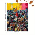 thumbnail image 3 of Qisvanset 12x16 Inch Vintage World Map Canvas Print Wall Art, 3 of 5