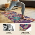 thumbnail image 4 of Multicolor Paisley and Floral Pattern Hot Yoga Mat Towel Non Slip for Hot Yoga - Quick-Drying Yoga Mat Cover with 4 Corner Pockets with Travel Bag - Hot Yoga Towel Non Slip 74"x26", 4 of 6